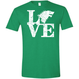 T-Shirts Heather Irish Green / M Stark Love Men's Semi-Fitted Softstyle