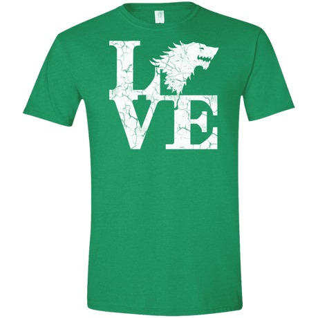 T-Shirts Heather Irish Green / M Stark Love Men's Semi-Fitted Softstyle