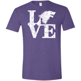 T-Shirts Heather Purple / S Stark Love Men's Semi-Fitted Softstyle