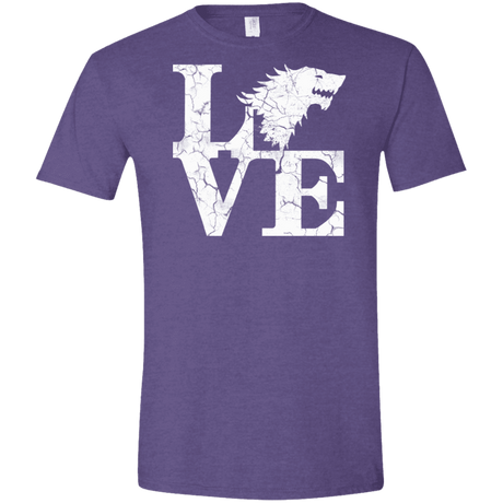 T-Shirts Heather Purple / S Stark Love Men's Semi-Fitted Softstyle