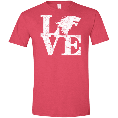 T-Shirts Heather Red / S Stark Love Men's Semi-Fitted Softstyle