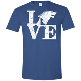 T-Shirts Heather Royal / X-Small Stark Love Men's Semi-Fitted Softstyle