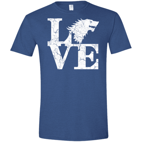 T-Shirts Heather Royal / X-Small Stark Love Men's Semi-Fitted Softstyle