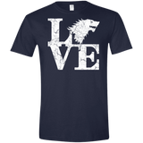 T-Shirts Navy / X-Small Stark Love Men's Semi-Fitted Softstyle