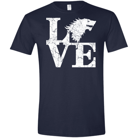 T-Shirts Navy / X-Small Stark Love Men's Semi-Fitted Softstyle