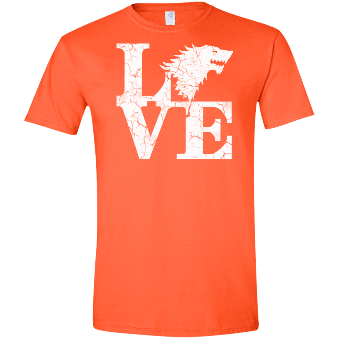 T-Shirts Orange / S Stark Love Men's Semi-Fitted Softstyle