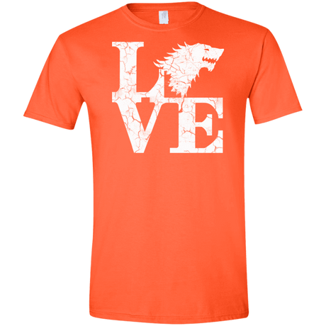 T-Shirts Orange / S Stark Love Men's Semi-Fitted Softstyle