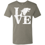 T-Shirts Venetian Grey / S Stark Love Men's Triblend T-Shirt