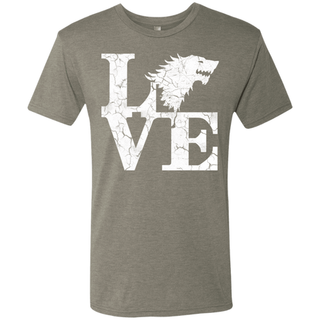T-Shirts Venetian Grey / S Stark Love Men's Triblend T-Shirt