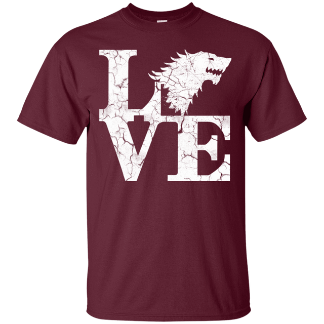 T-Shirts Maroon / S Stark Love T-Shirt