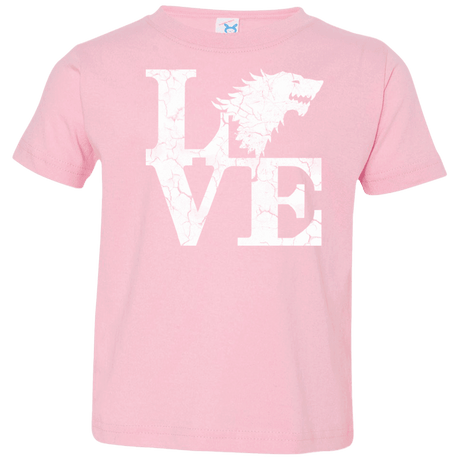 T-Shirts Pink / 2T Stark Love Toddler Premium T-Shirt