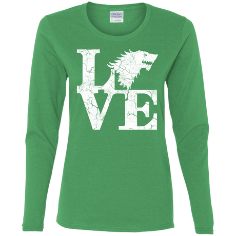 T-Shirts Irish Green / S Stark Love Women's Long Sleeve T-Shirt