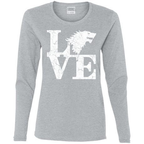 T-Shirts Sport Grey / S Stark Love Women's Long Sleeve T-Shirt