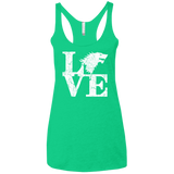 T-Shirts Envy / X-Small Stark Love Women's Triblend Racerback Tank