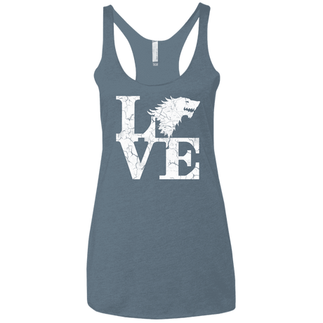 T-Shirts Indigo / X-Small Stark Love Women's Triblend Racerback Tank