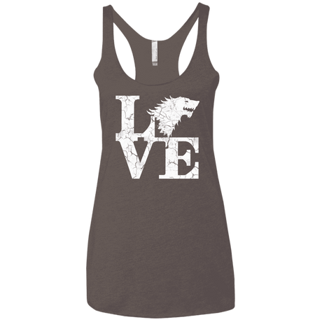 T-Shirts Macchiato / X-Small Stark Love Women's Triblend Racerback Tank