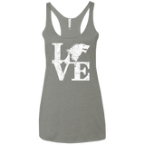 T-Shirts Venetian Grey / X-Small Stark Love Women's Triblend Racerback Tank
