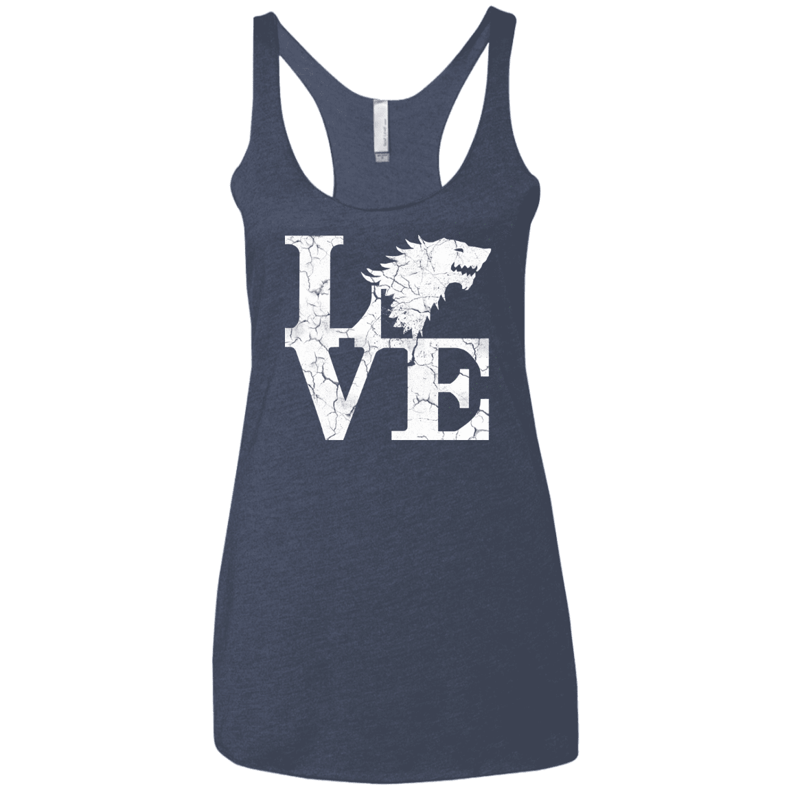 T-Shirts Vintage Navy / X-Small Stark Love Women's Triblend Racerback Tank