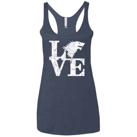 T-Shirts Vintage Navy / X-Small Stark Love Women's Triblend Racerback Tank