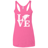 T-Shirts Vintage Pink / X-Small Stark Love Women's Triblend Racerback Tank