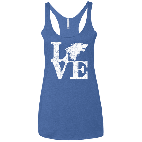 T-Shirts Vintage Royal / X-Small Stark Love Women's Triblend Racerback Tank