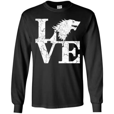 T-Shirts Black / YS Stark Love Youth Long Sleeve T-Shirt