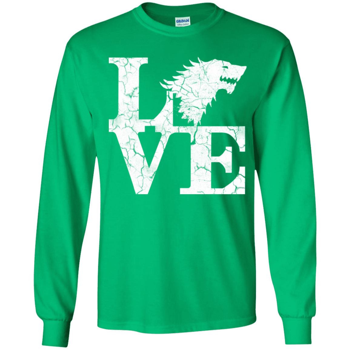 T-Shirts Irish Green / YS Stark Love Youth Long Sleeve T-Shirt