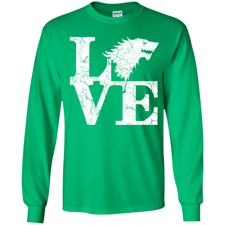T-Shirts Irish Green / YS Stark Love Youth Long Sleeve T-Shirt