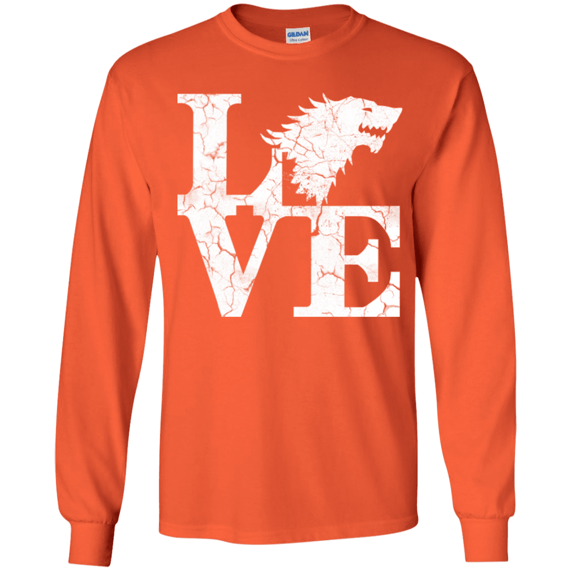 T-Shirts Orange / YS Stark Love Youth Long Sleeve T-Shirt
