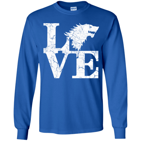 T-Shirts Royal / YS Stark Love Youth Long Sleeve T-Shirt