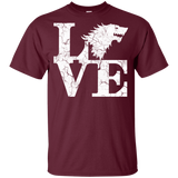 T-Shirts Maroon / YXS Stark Love Youth T-Shirt