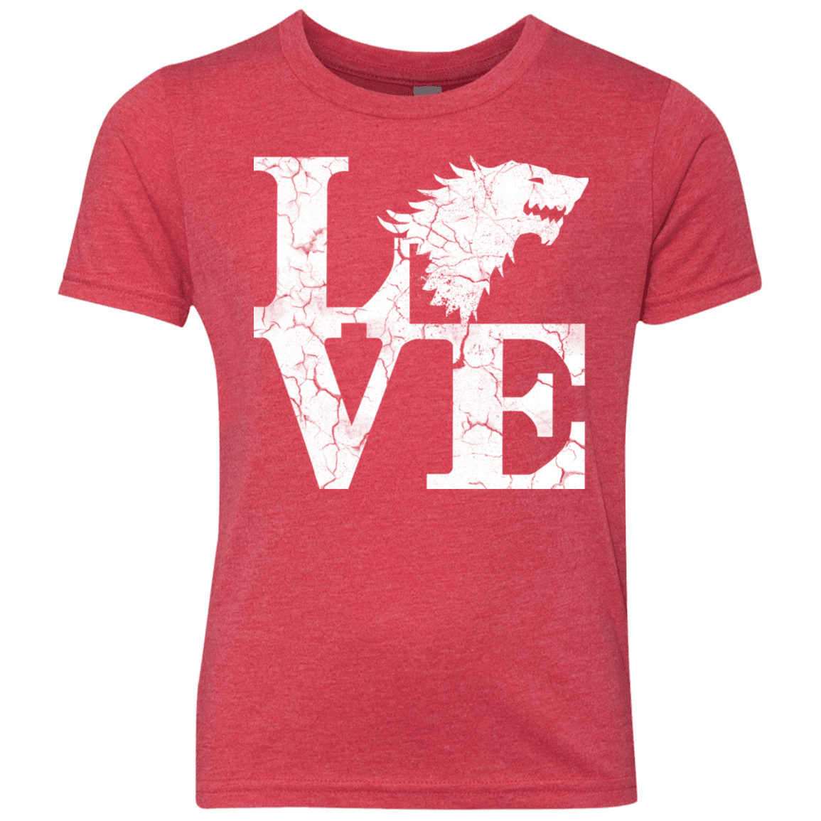 T-Shirts Vintage Red / YXS Stark Love Youth Triblend T-Shirt