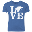 T-Shirts Vintage Royal / YXS Stark Love Youth Triblend T-Shirt