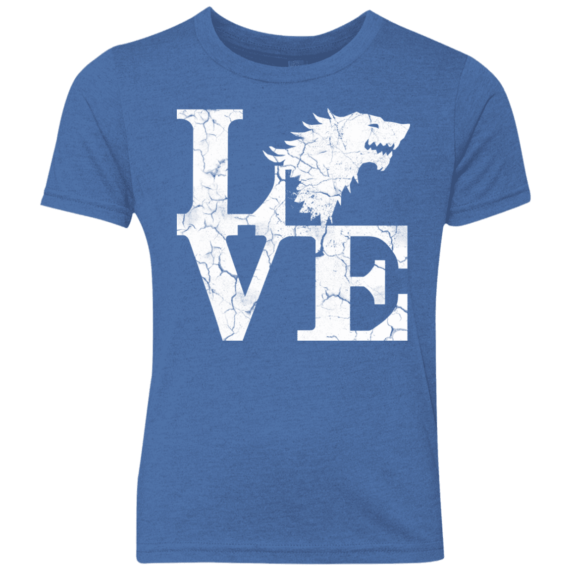 T-Shirts Vintage Royal / YXS Stark Love Youth Triblend T-Shirt