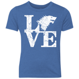 T-Shirts Vintage Royal / YXS Stark Love Youth Triblend T-Shirt