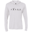 T-Shirts Heather White / X-Small STARK Triblend Long Sleeve Hoodie Tee