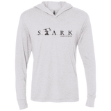 T-Shirts Heather White / X-Small STARK Triblend Long Sleeve Hoodie Tee