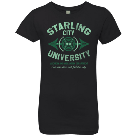 T-Shirts Black / YXS Starling City U Girls Premium T-Shirt