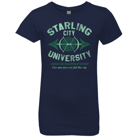 T-Shirts Midnight Navy / YXS Starling City U Girls Premium T-Shirt