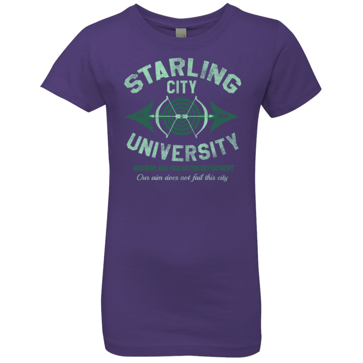 T-Shirts Purple Rush / YXS Starling City U Girls Premium T-Shirt