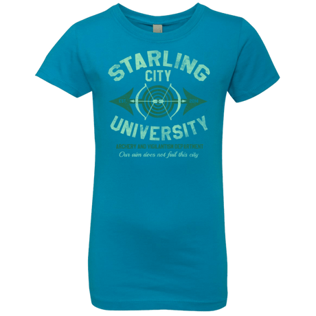 T-Shirts Turquoise / YXS Starling City U Girls Premium T-Shirt