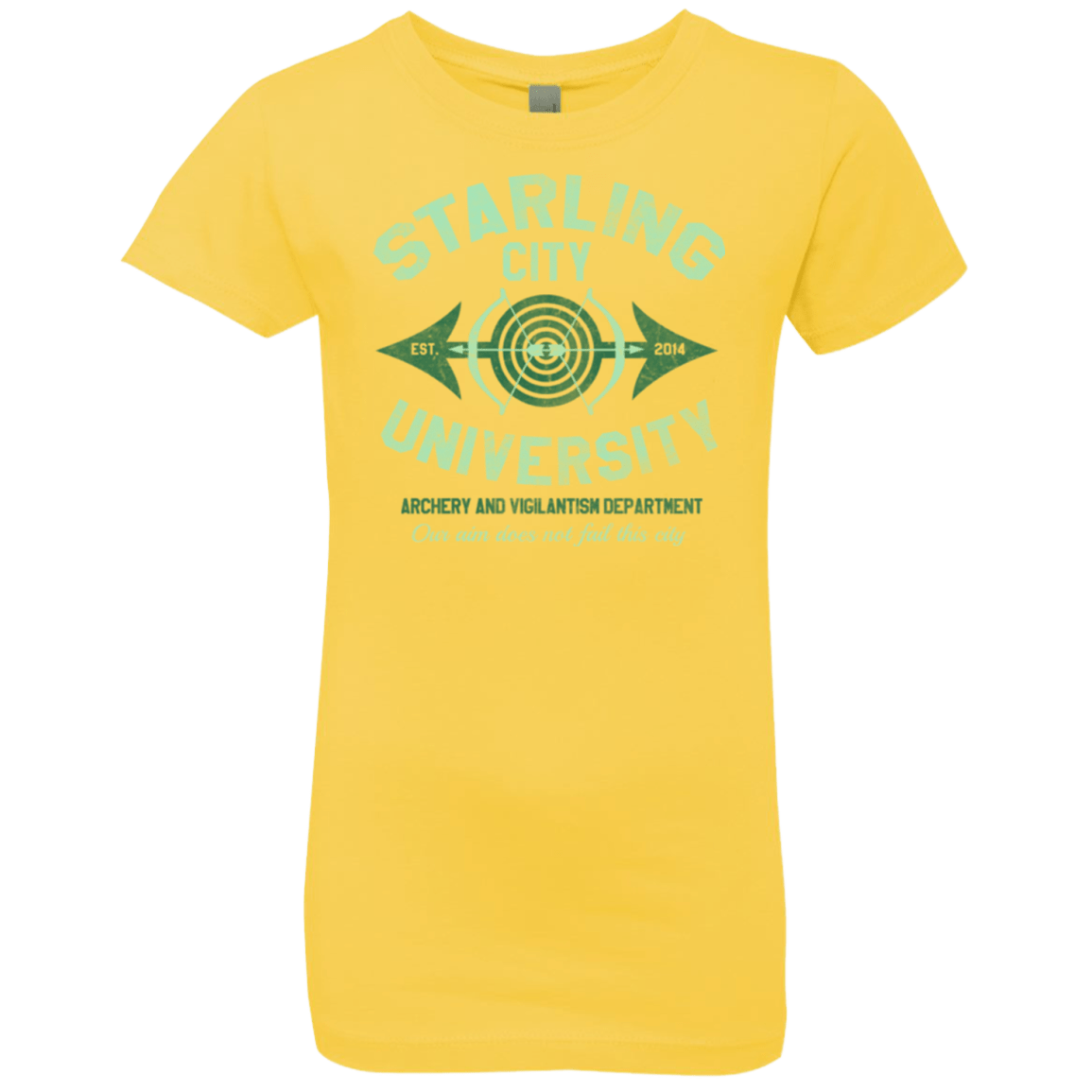 T-Shirts Vibrant Yellow / YXS Starling City U Girls Premium T-Shirt