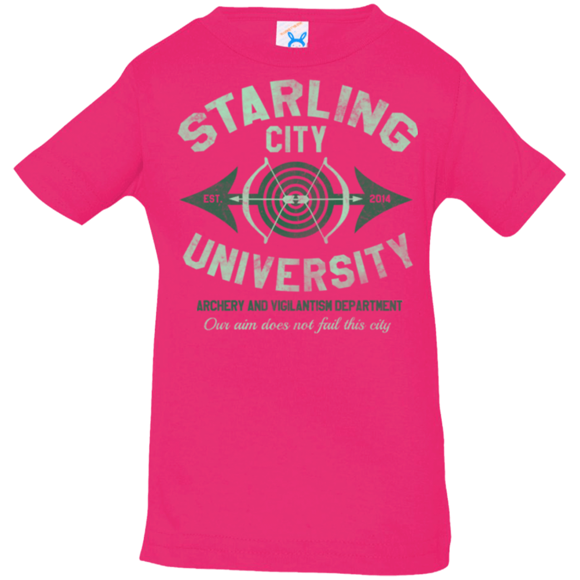 T-Shirts Hot Pink / 6 Months Starling City U Infant PremiumT-Shirt
