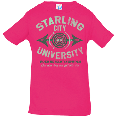 T-Shirts Hot Pink / 6 Months Starling City U Infant PremiumT-Shirt