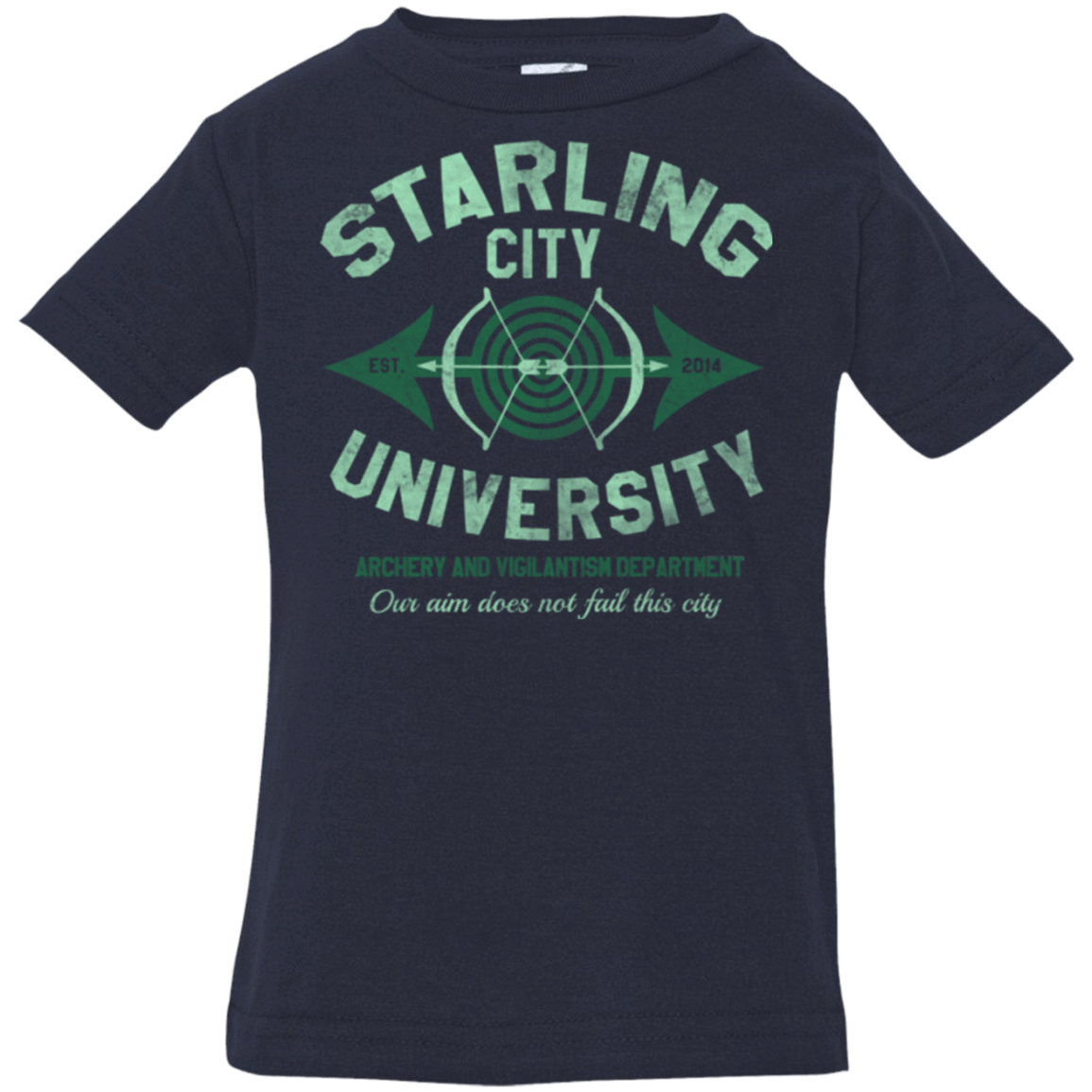 T-Shirts Navy / 6 Months Starling City U Infant PremiumT-Shirt