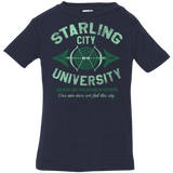 T-Shirts Navy / 6 Months Starling City U Infant PremiumT-Shirt