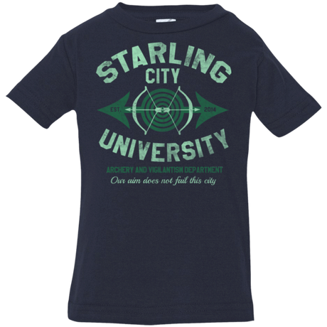 T-Shirts Navy / 6 Months Starling City U Infant PremiumT-Shirt