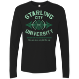 T-Shirts Black / Small Starling City U Men's Premium Long Sleeve