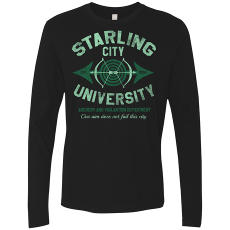 T-Shirts Black / Small Starling City U Men's Premium Long Sleeve