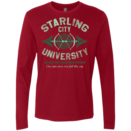 T-Shirts Cardinal / Small Starling City U Men's Premium Long Sleeve